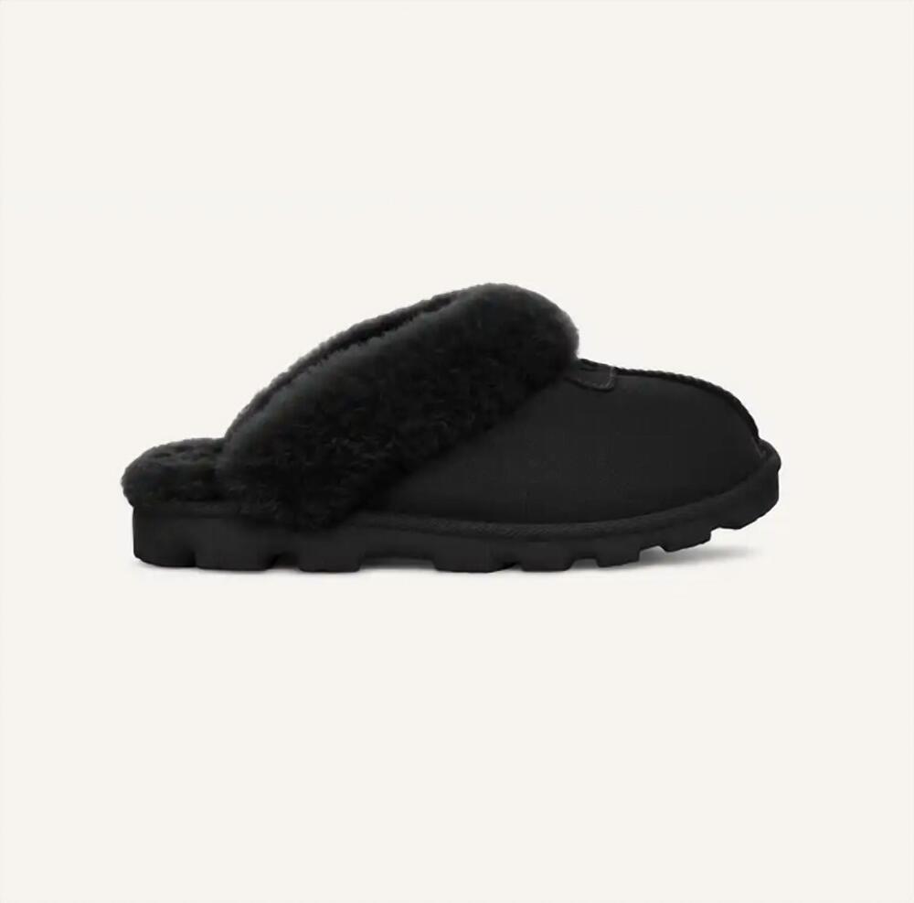 NEW UGG women's coquette flat slippers in black